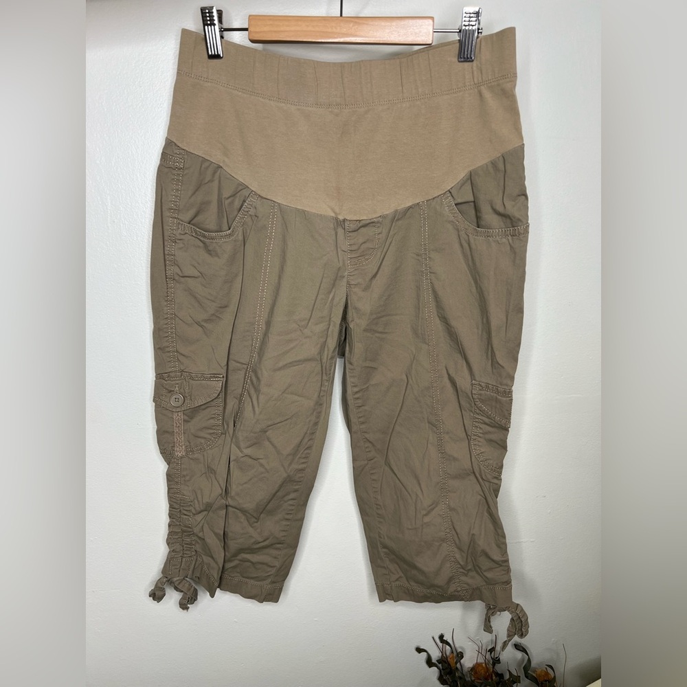 Two Hearts Maternity Cargo Capris